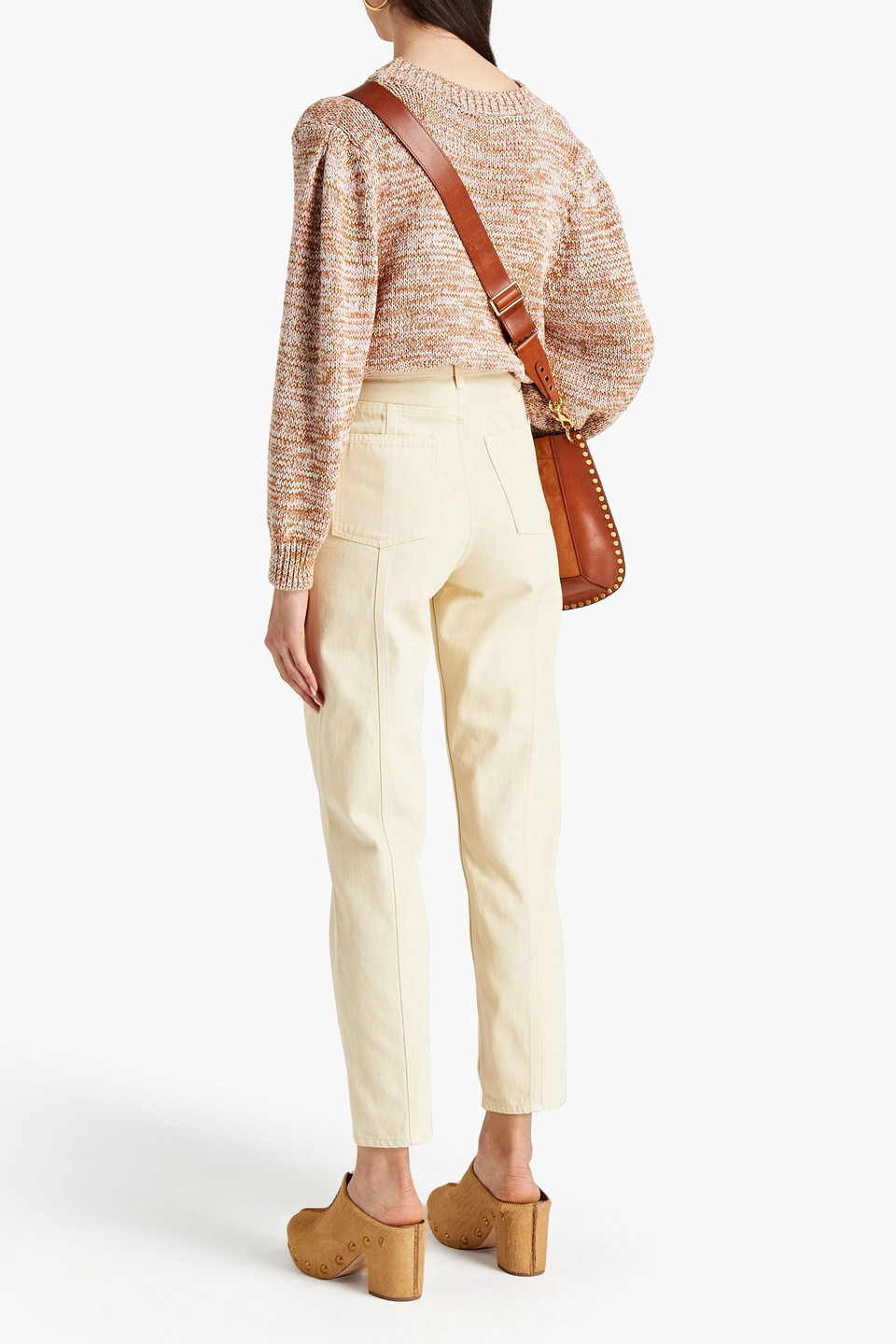 SANDRO HIGH-RISE TAPERED JEANS 3074457345632563901
