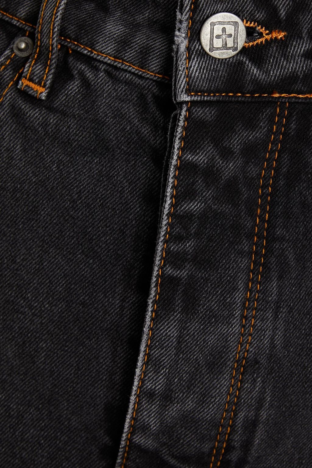 KSUBI Playback hoch sitzende Jeans mit geradem Bein in Distressed-Optik