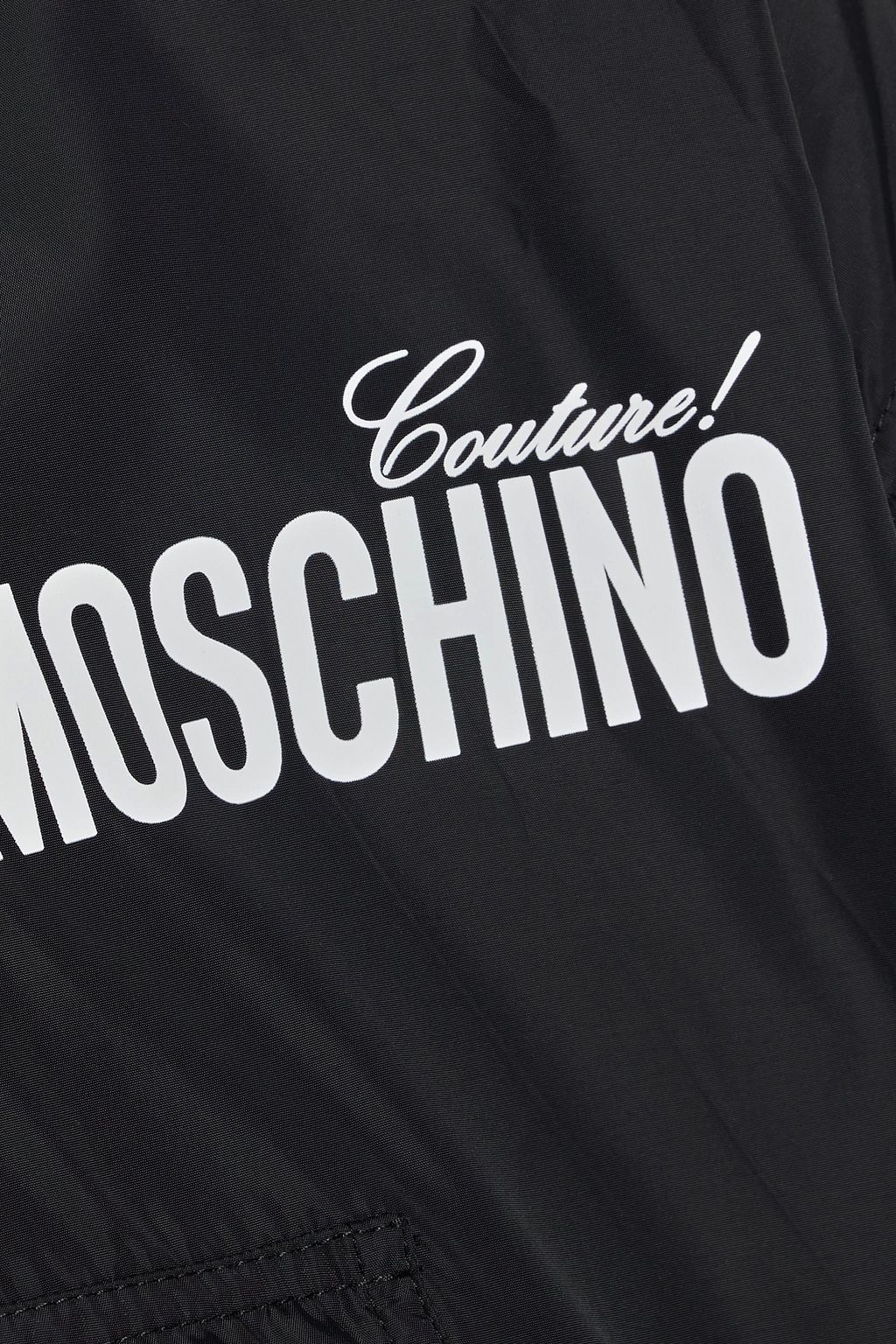MOSCHINO Printed shell hooded jacket