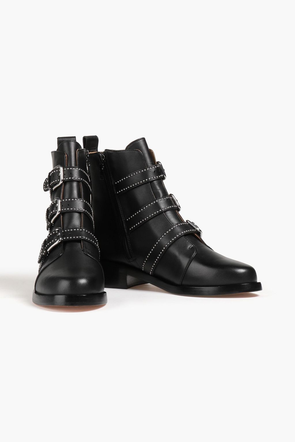 MAJE Studded leather ankle boots | THE OUTNET