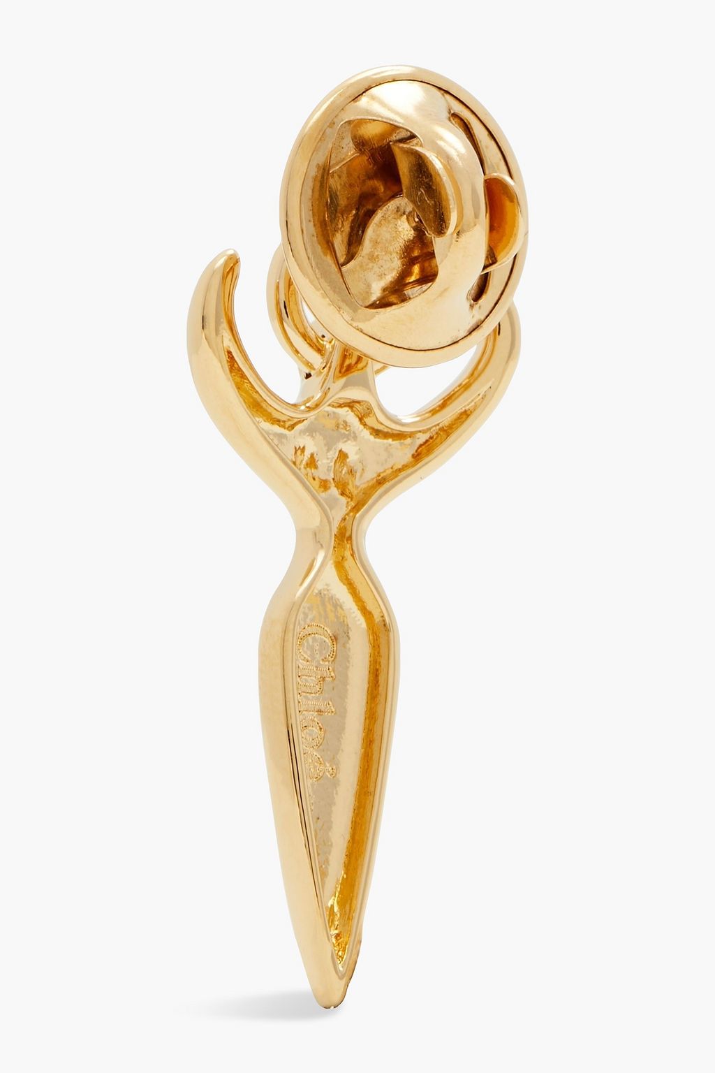 CHLOÉ Femininities gold-tone brooch