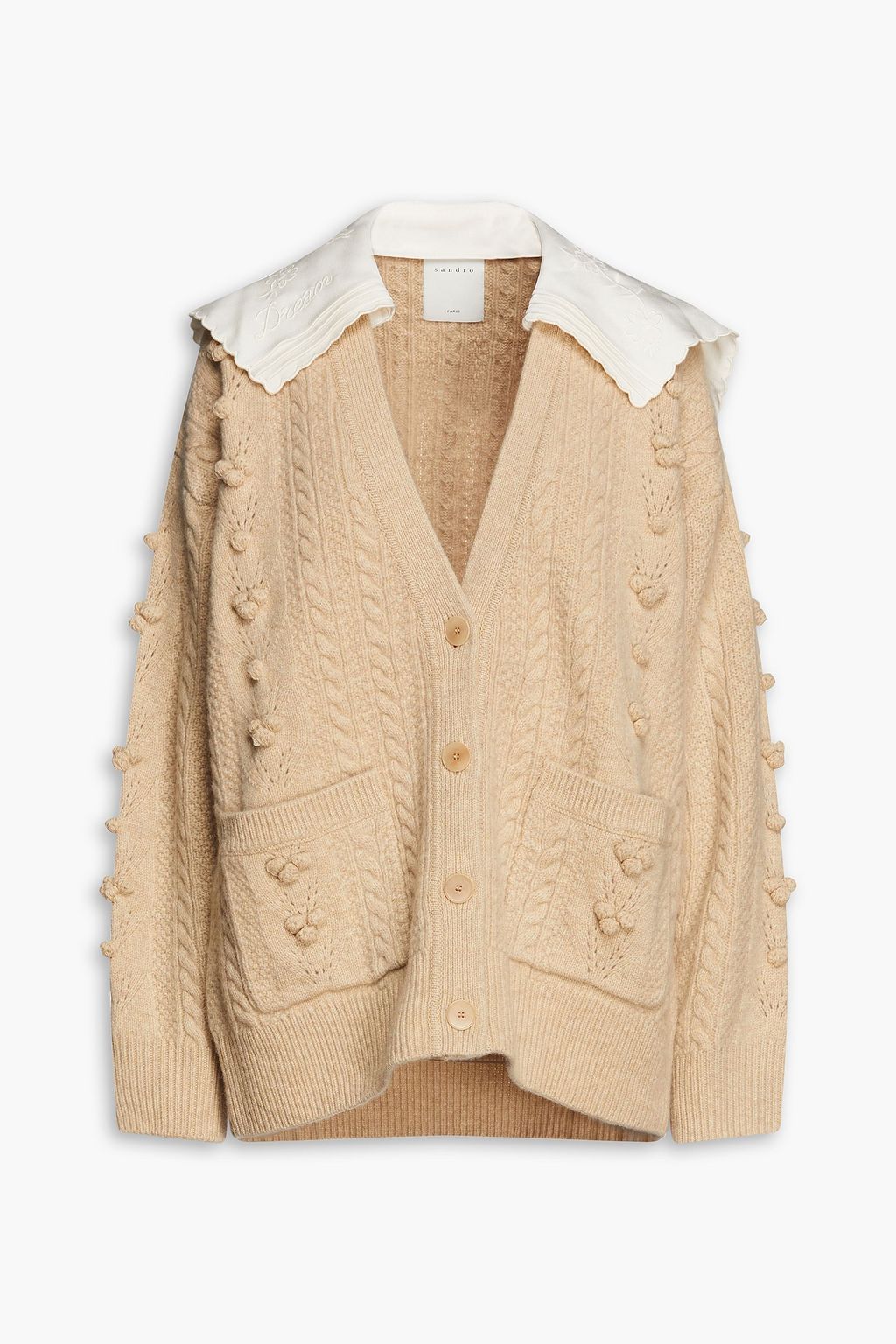 gilet sandro beige