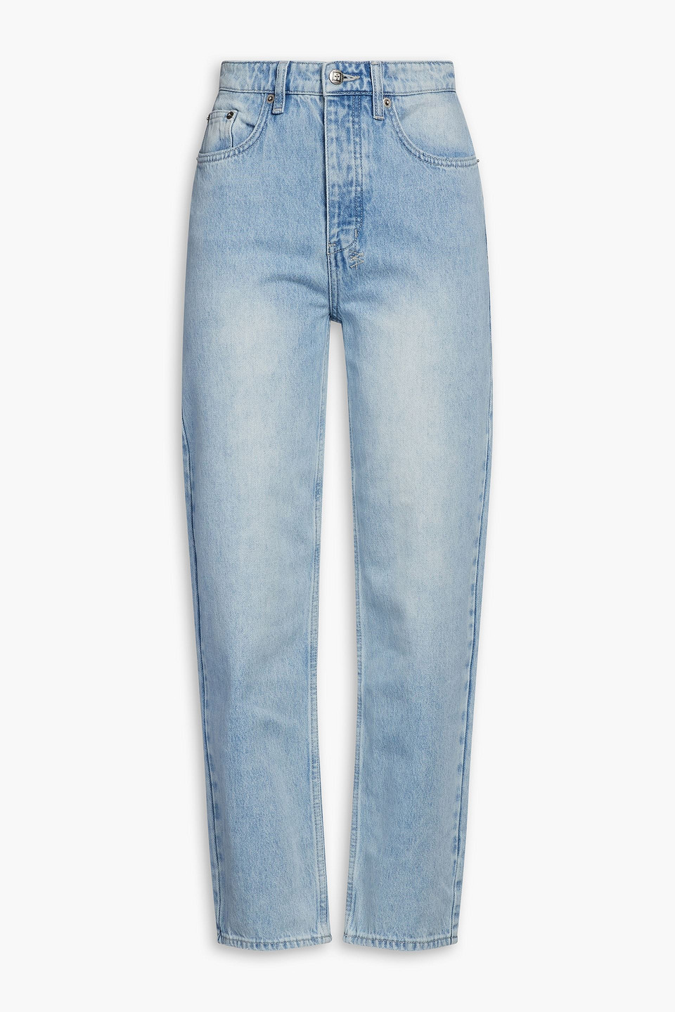 Ksubi High-rise Straight-leg Jeans In Blue