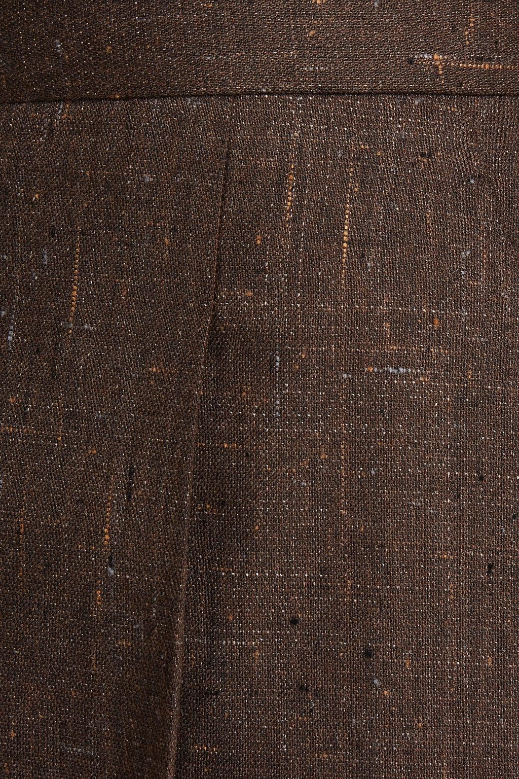 SANDRO Pleated tweed shorts