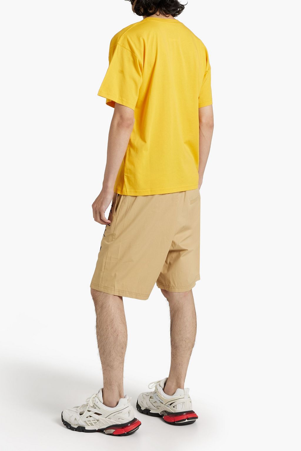 MOSCHINO Embroidered cotton-jersey T-shirt