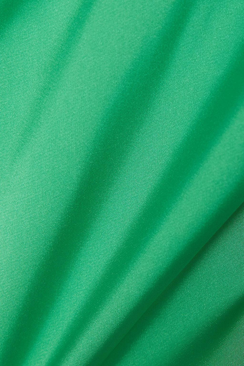 RABANNE Scalloped lace-trimmed satin camisole