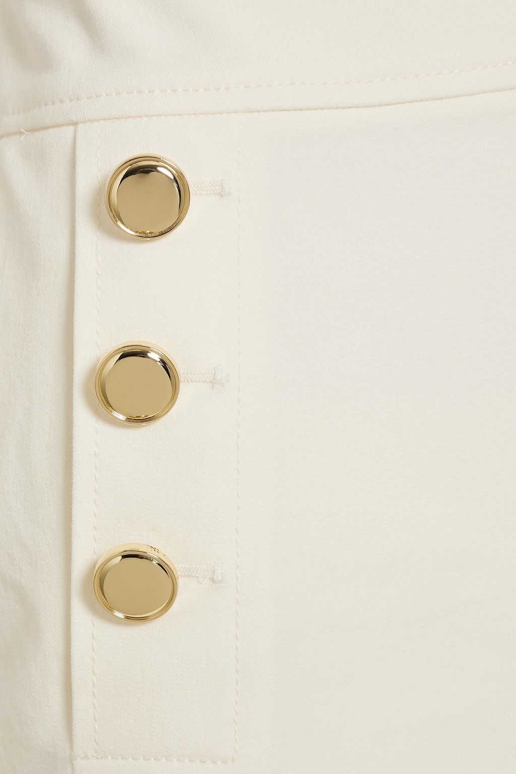 DEREK LAM 10 CROSBY Button-embellished cotton-blend shorts