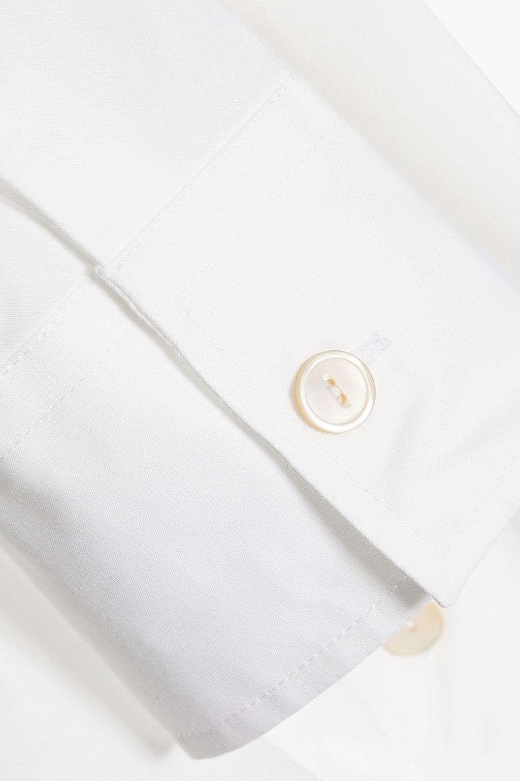 PALMER//HARDING Pussy-bow cotton-blend poplin blouse