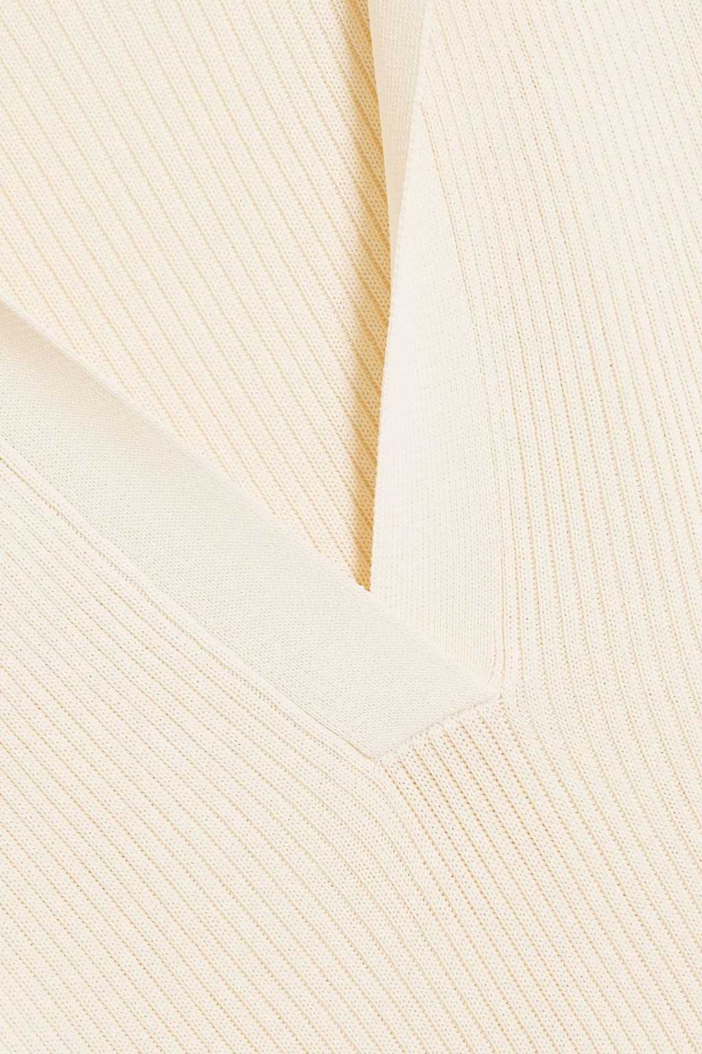 PALMER//HARDING Fracture ribbed-knit top
