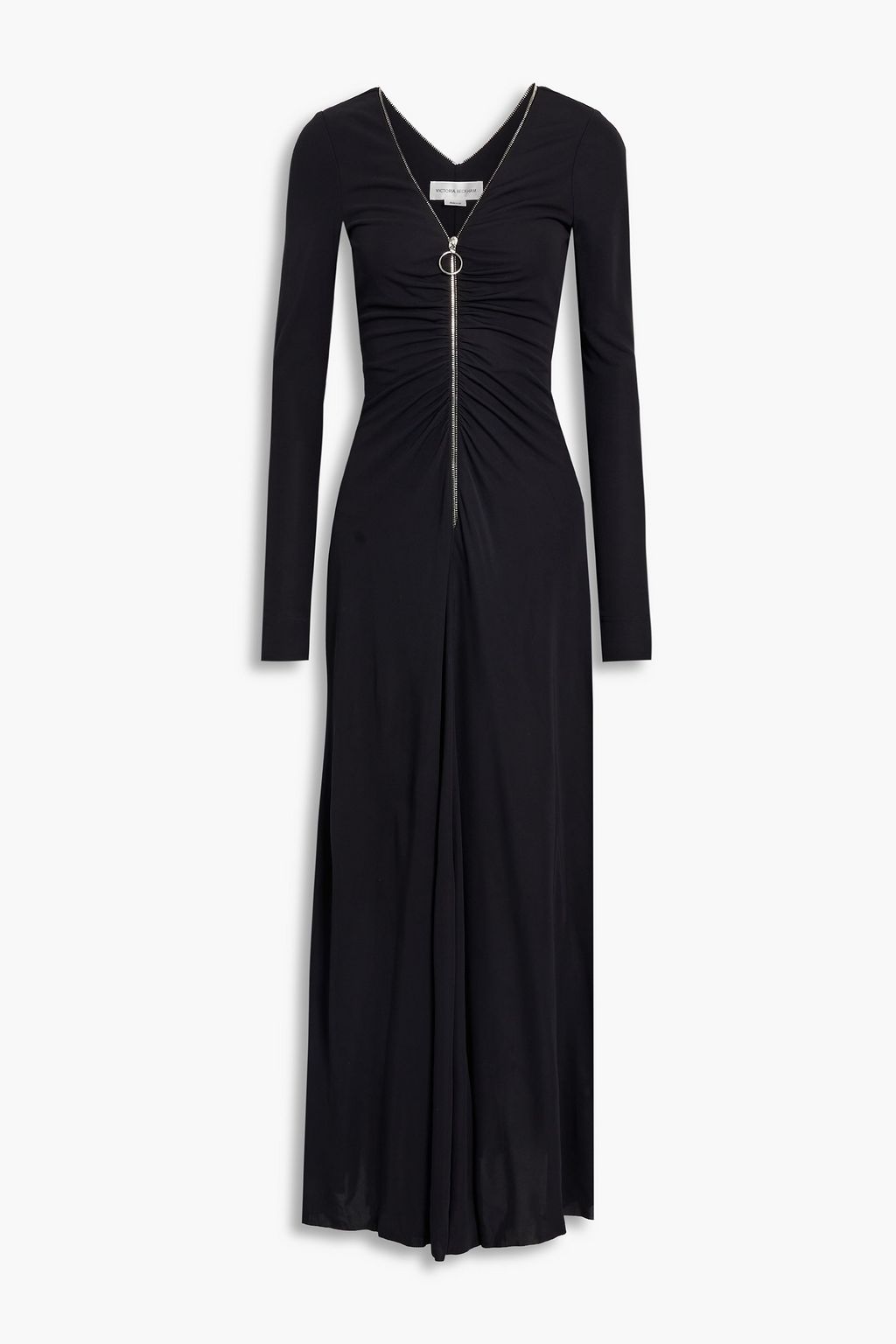 VICTORIA BECKHAM Ruched jersey maxi dress | THE OUTNET