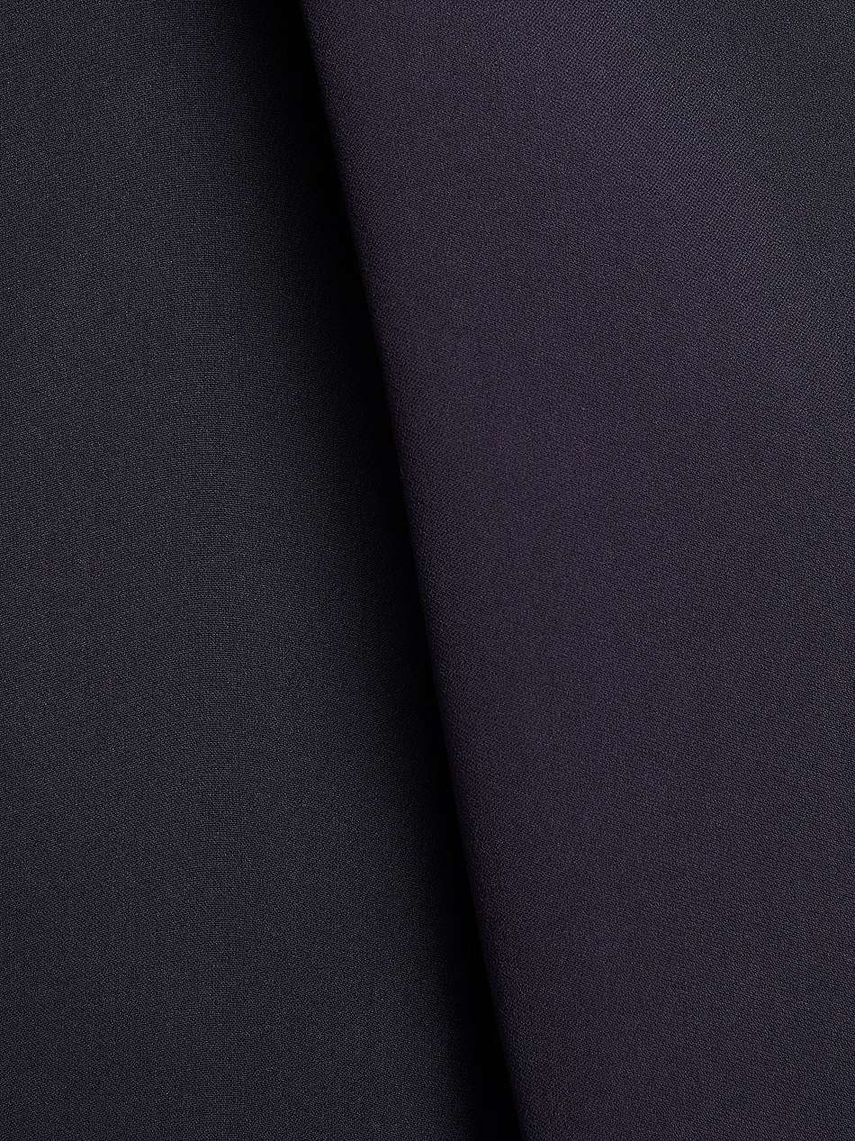 two-tone silk-cady mini dress
