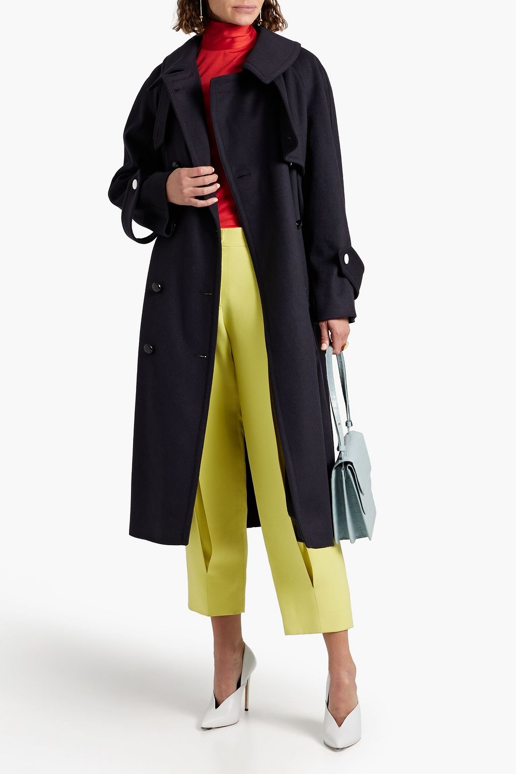 VICTORIA BECKHAM Wool trench coat