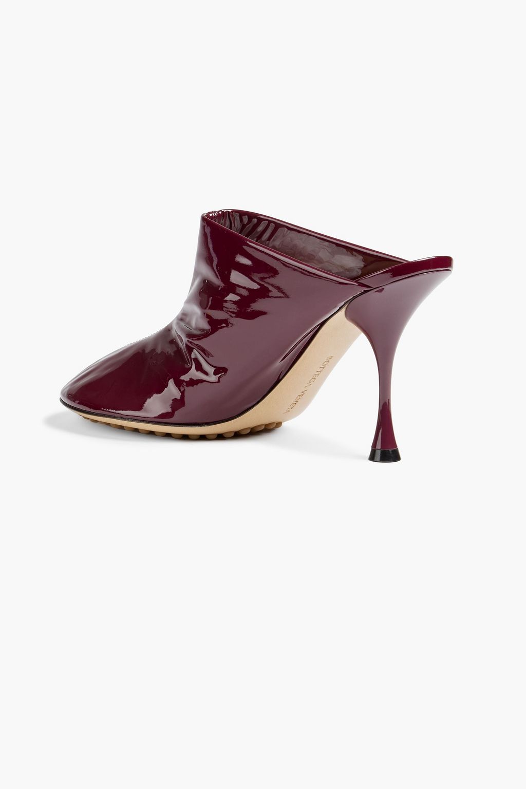 BOTTEGA VENETA Dot patent-leather mules