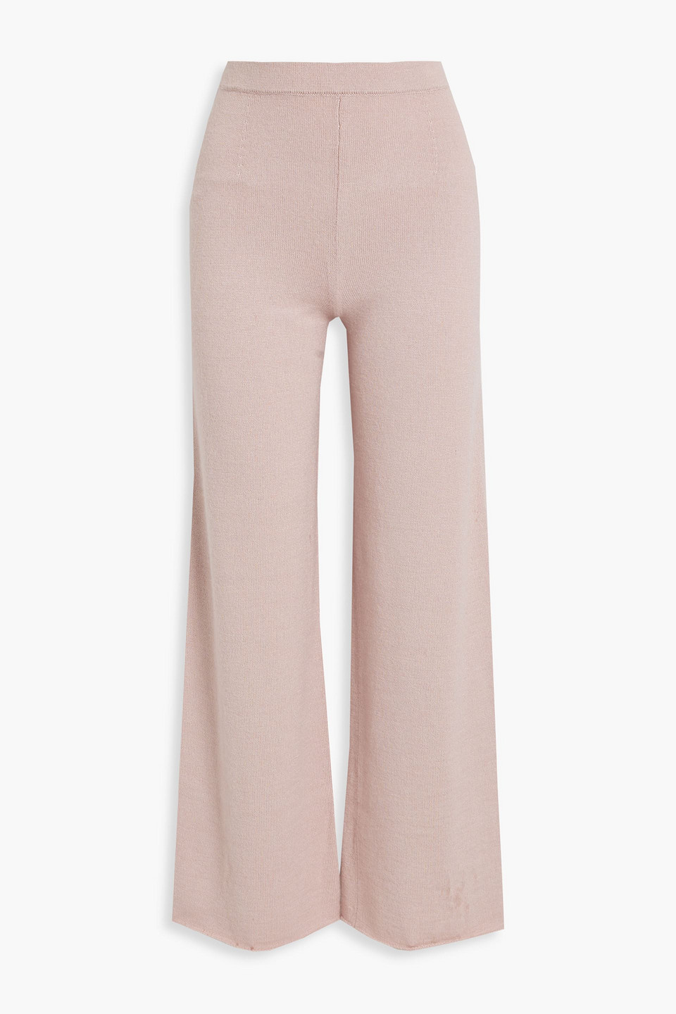 MANSUR GAVRIEL ALPACA AND SILK-BLEND WIDE-LEG PANTS