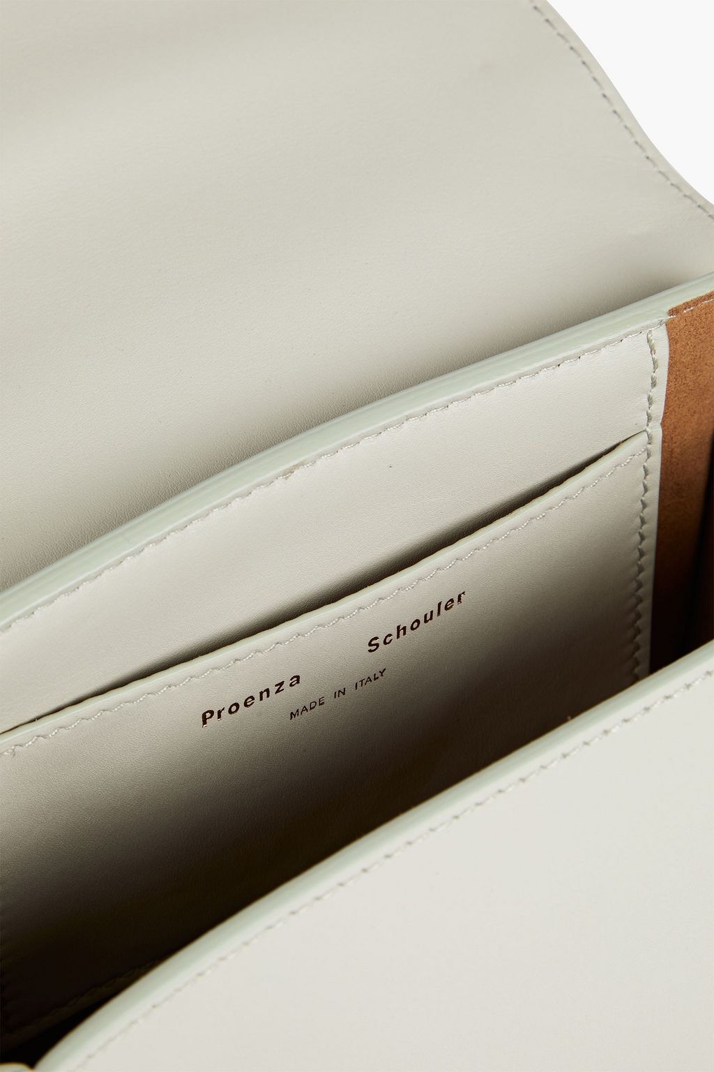 PROENZA SCHOULER Suede-paneled leather shoulder bag