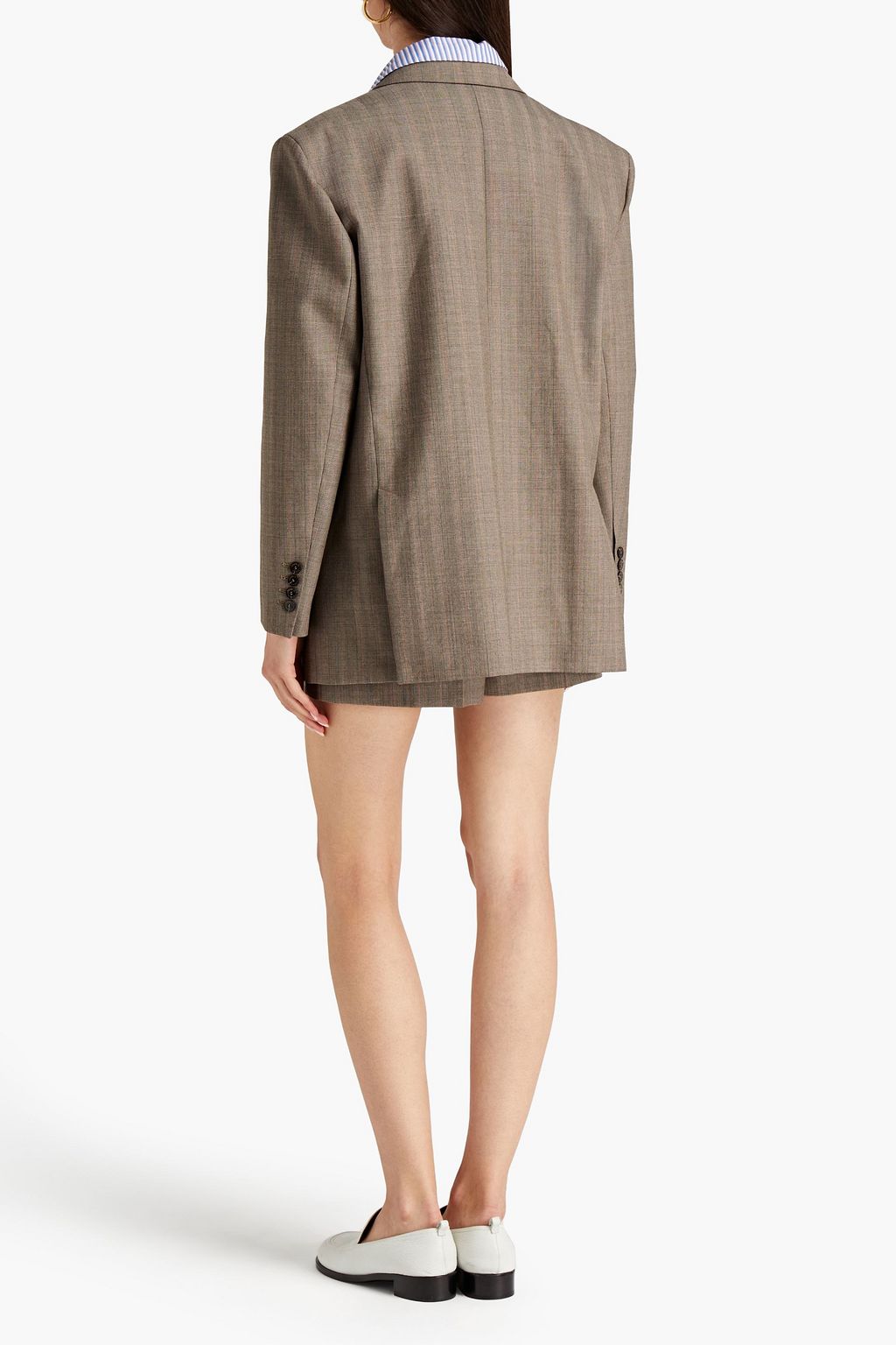 SANDRO Herringbone woven blazer