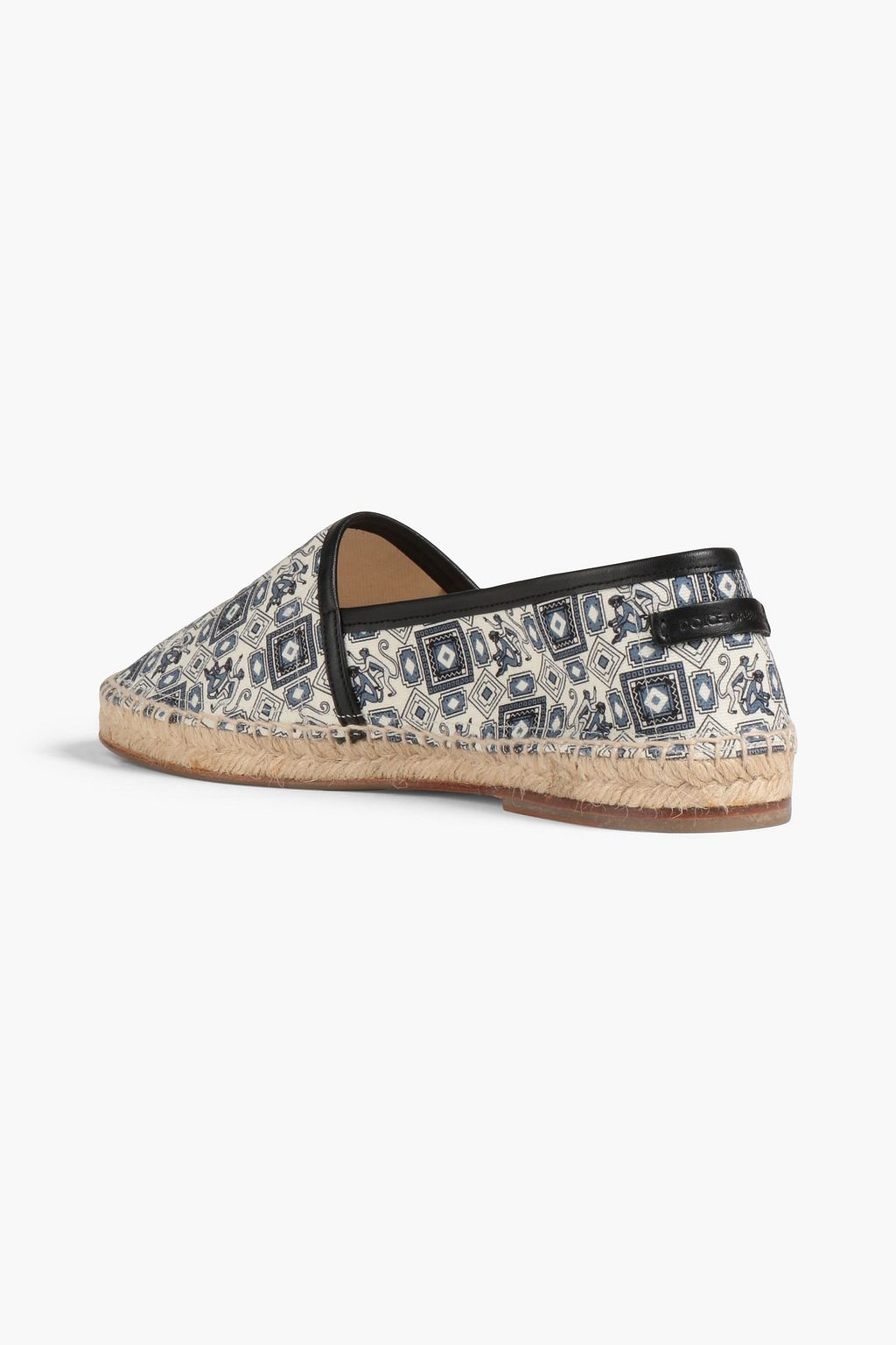 DOLCE & GABBANA Printed canvas espadrilles