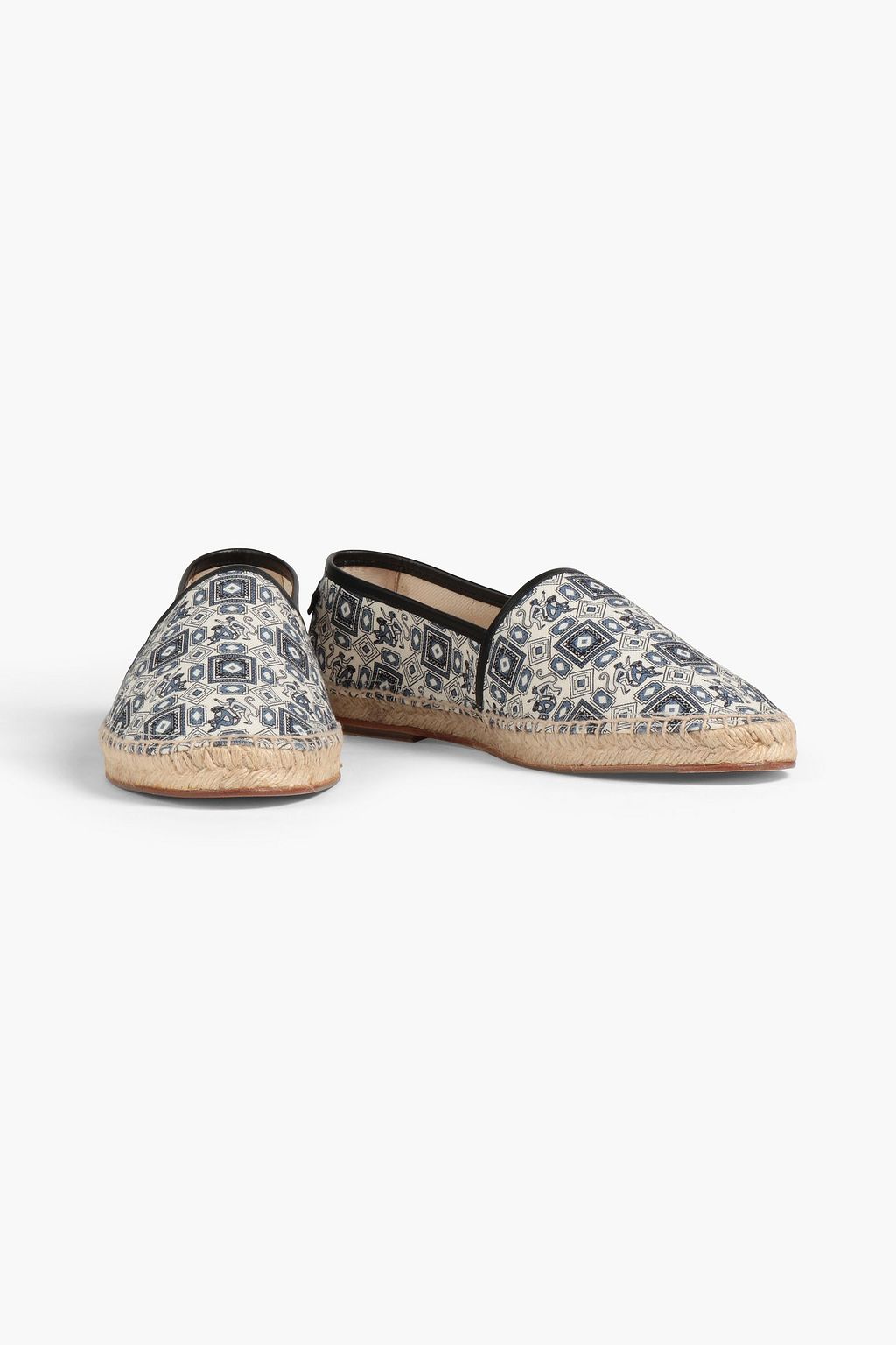DOLCE & GABBANA Printed canvas espadrilles