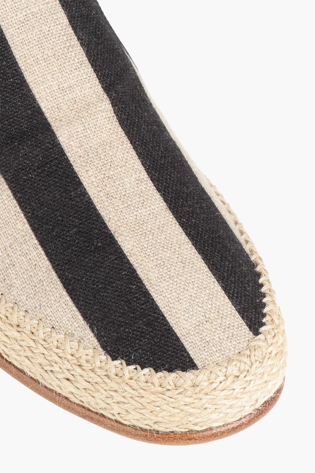 DOLCE & GABBANA Striped canvas espadrilles