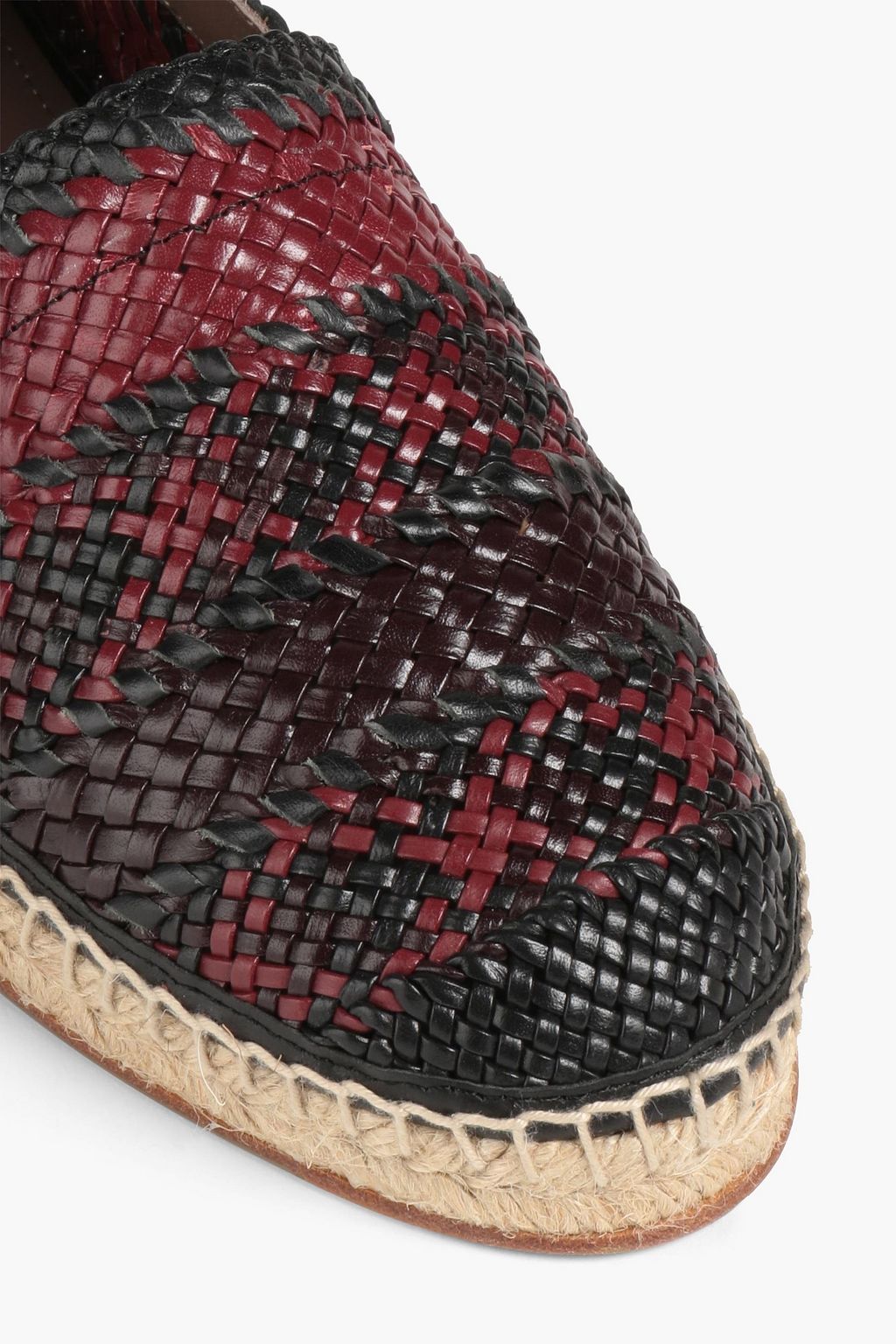 DOLCE&GABBANA Braided leather espadrilles