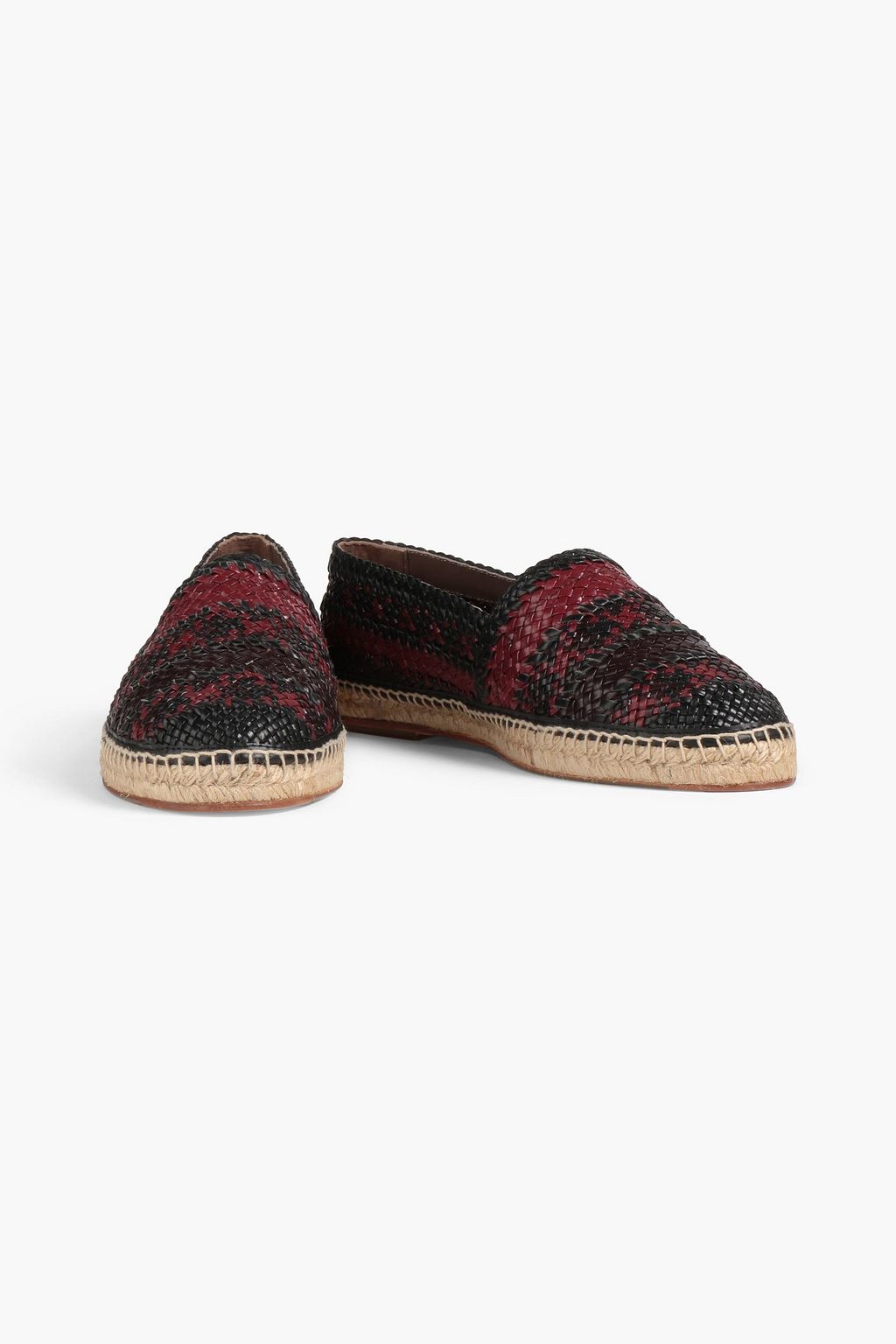 DOLCE&GABBANA Braided leather espadrilles