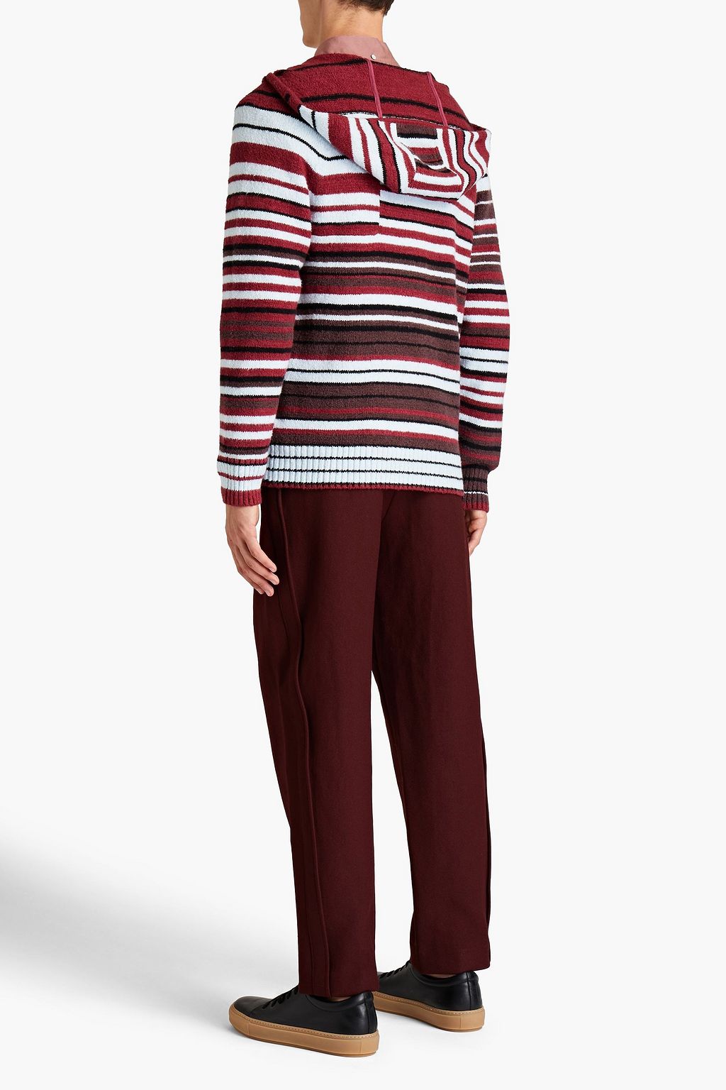 ACNE STUDIOS Hoodie aus einer Baumwollmischung mit Streifen