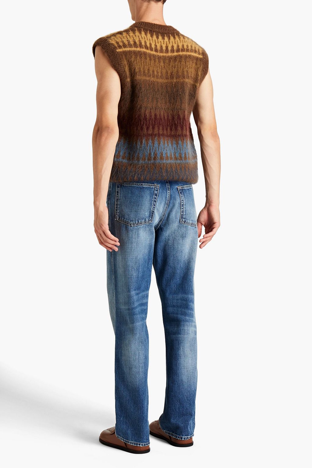 ACNE STUDIOS Ausgewaschene Jeans aus Denim in Distressed-Optik