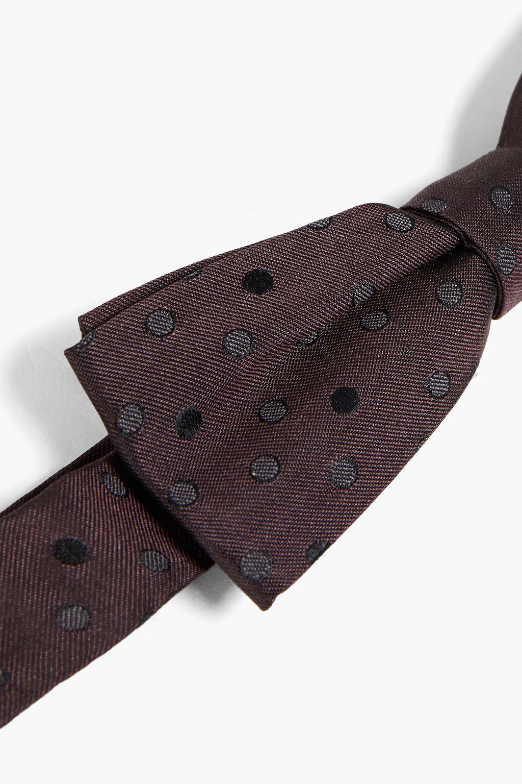 DOLCE & GABBANA Polka-dot silk-twill bow tie