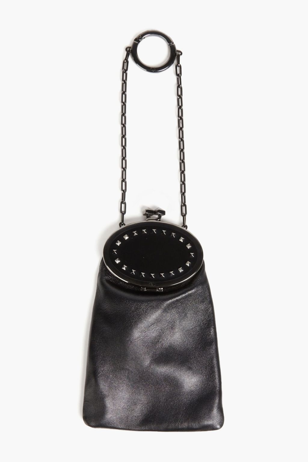 VALENTINO GARAVANI Studded leather bag charm