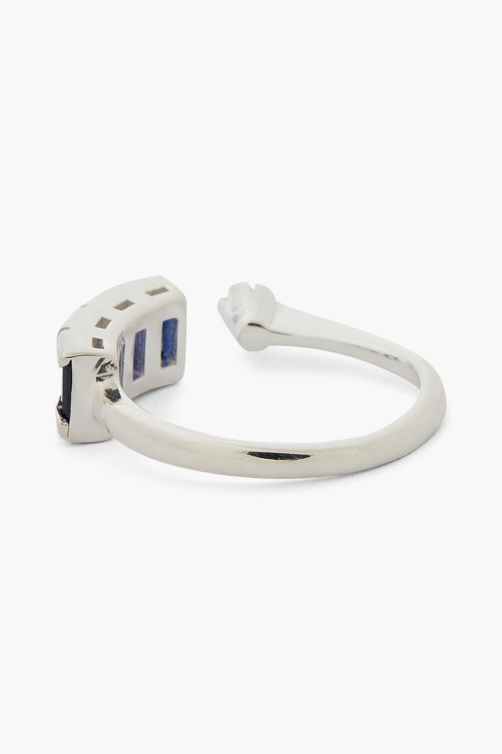 CORNELIA WEBB Recycled sterling silver, crystal and stone ring