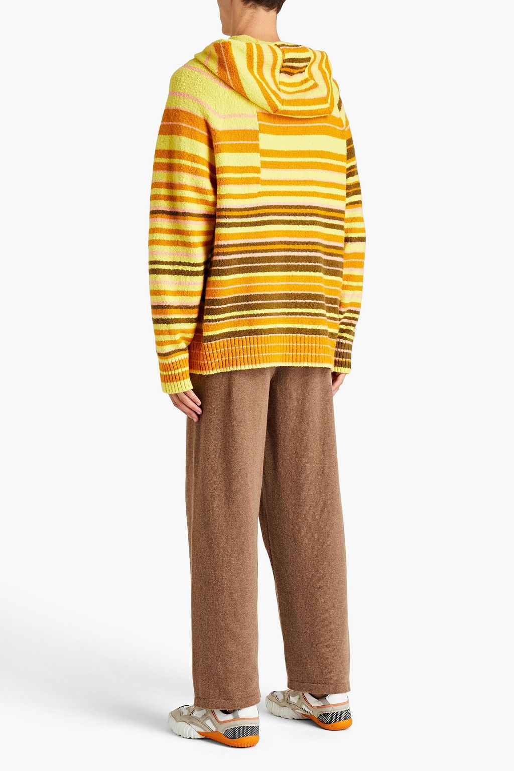 ACNE STUDIOS Hoodie aus einer Baumwollmischung mit Streifen