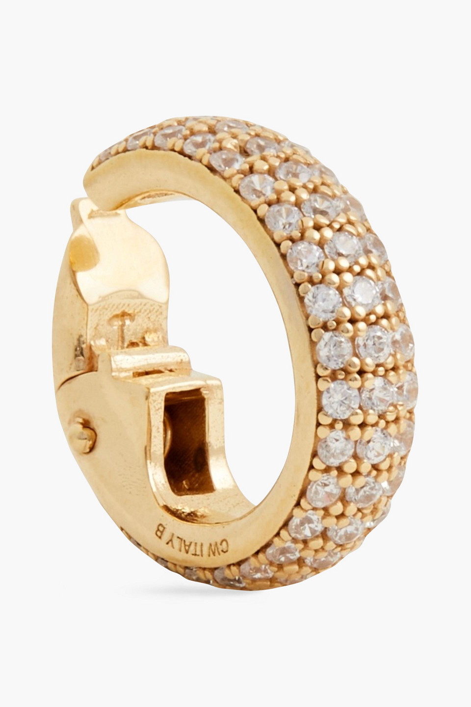Cornelia Webb 24-karat gold-plated crystal ear cuff