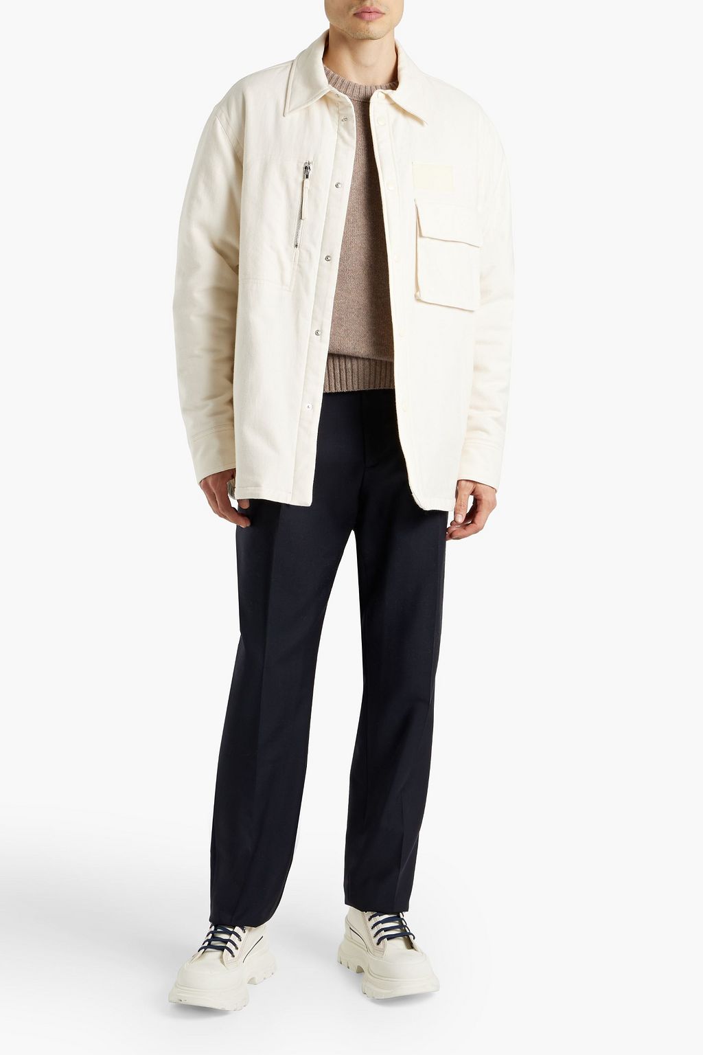 ACNE STUDIOS Wool and mohair-blend pants