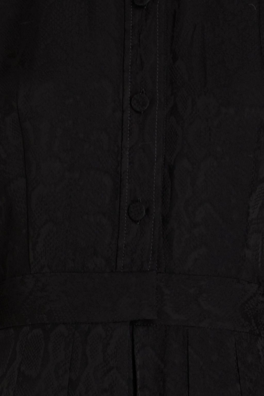 SANDRO Jessie pleated jacquard mini dress