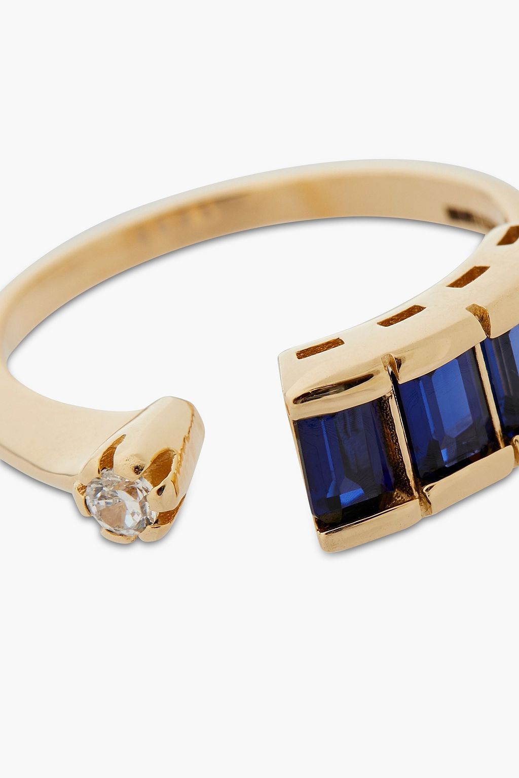 CORNELIA WEBB Recycled sterling silver, crystal and stone ring