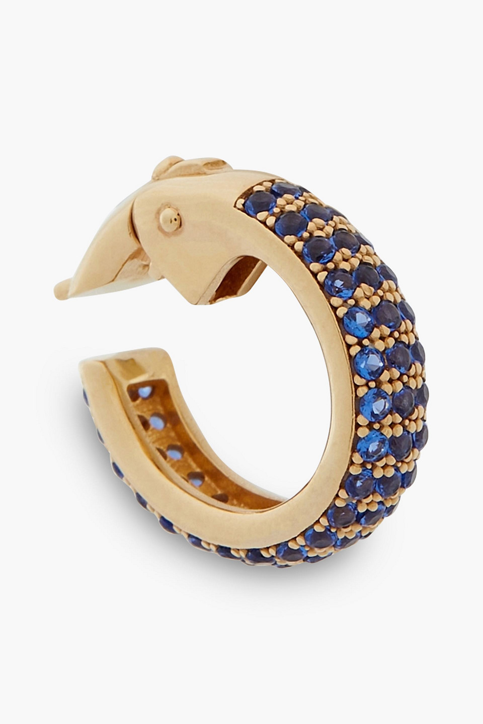 Cornelia Webb 24-karat gold-plated crystal ear cuff