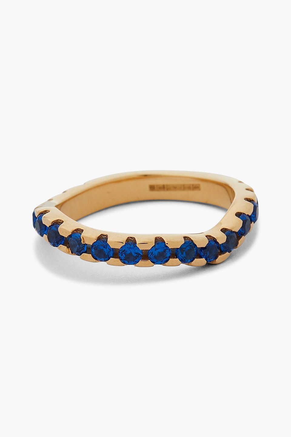 Cornelia Webb 24-karat gold-plated crystal ring
