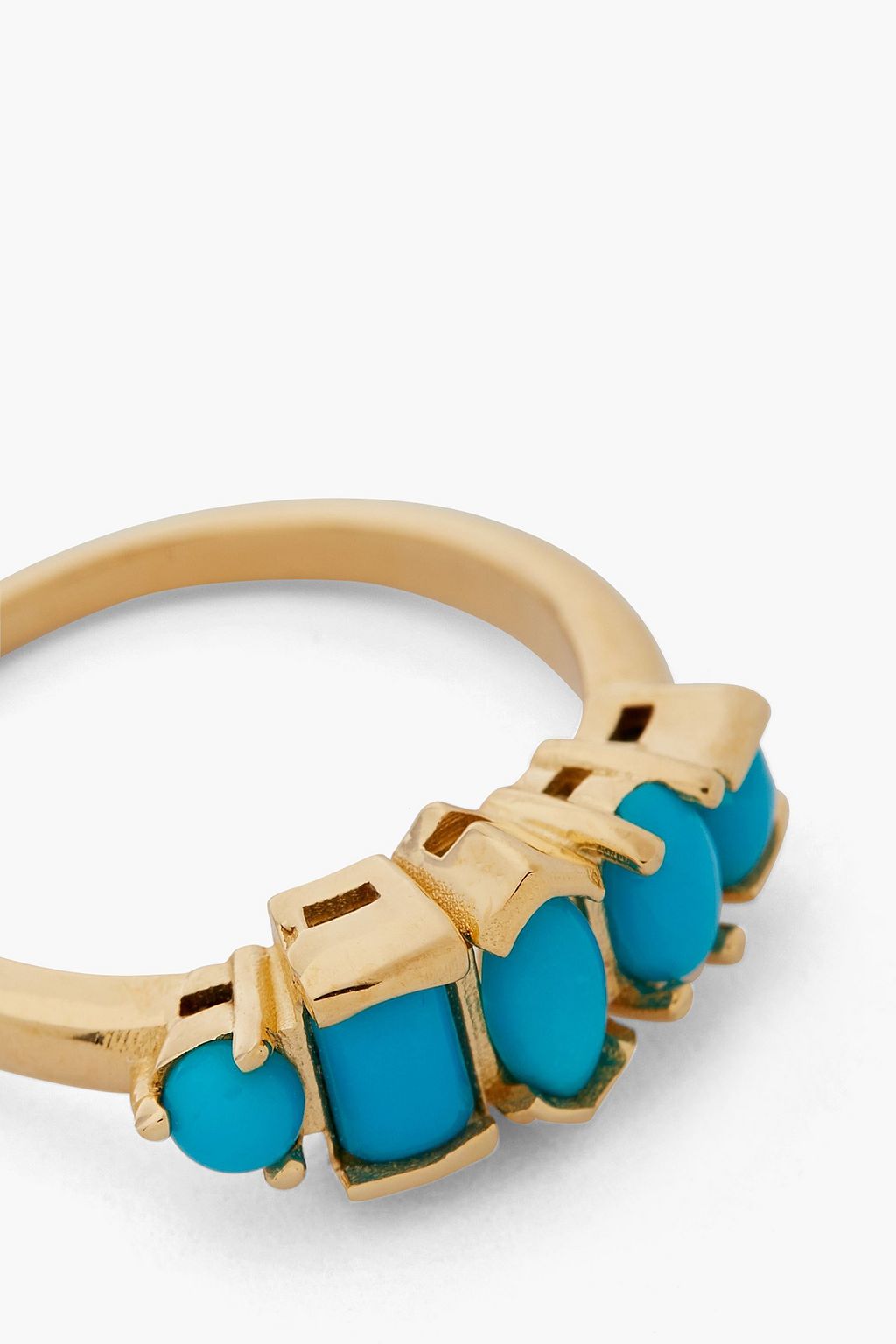 CORNELIA WEBB 24-karat gold-plated stone ring