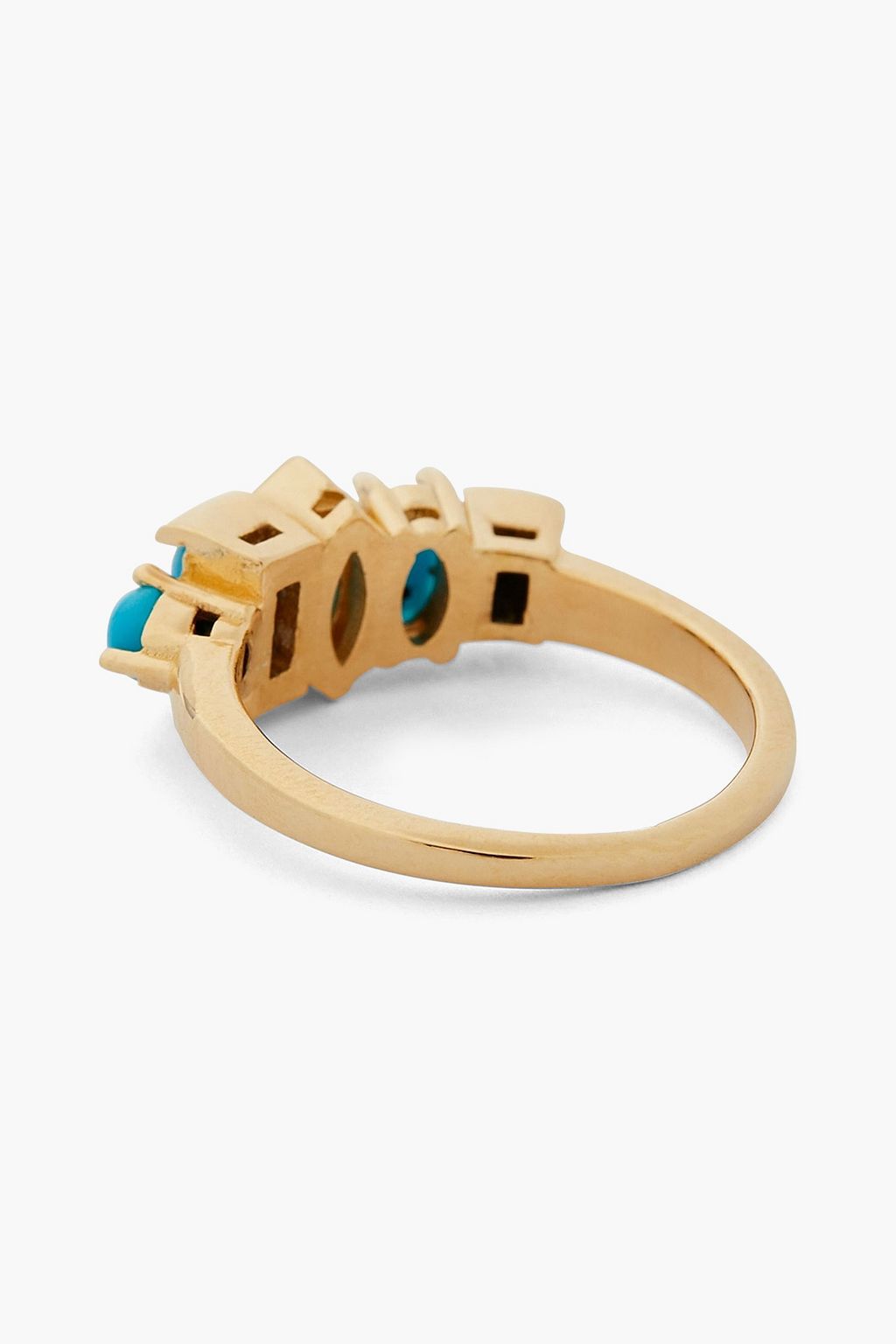 CORNELIA WEBB 24-karat gold-plated stone ring