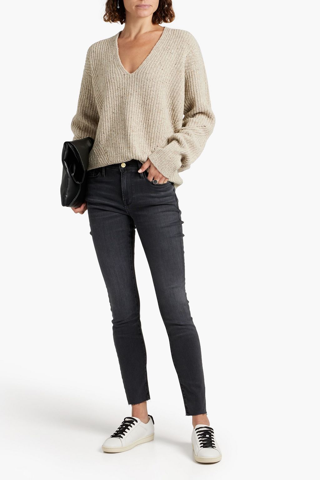 FRAME Le Skinny De Jeanne mid-rise skinny jeans