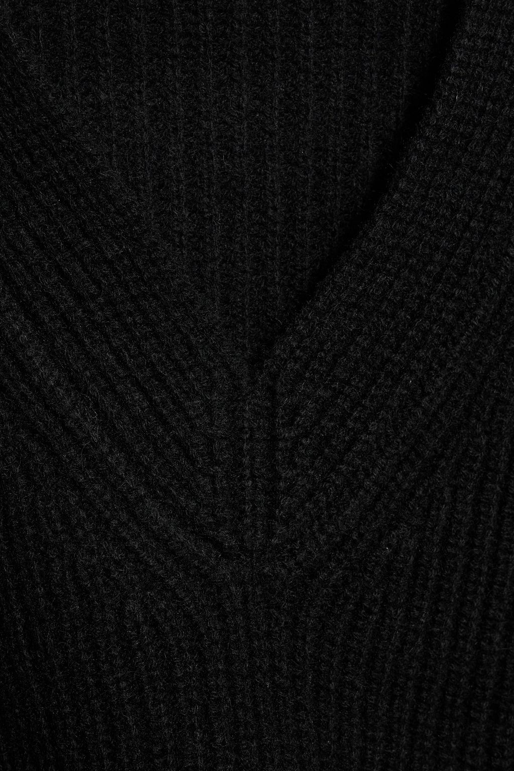 VINCE. Ribbed wool and cashmere-blend sweater