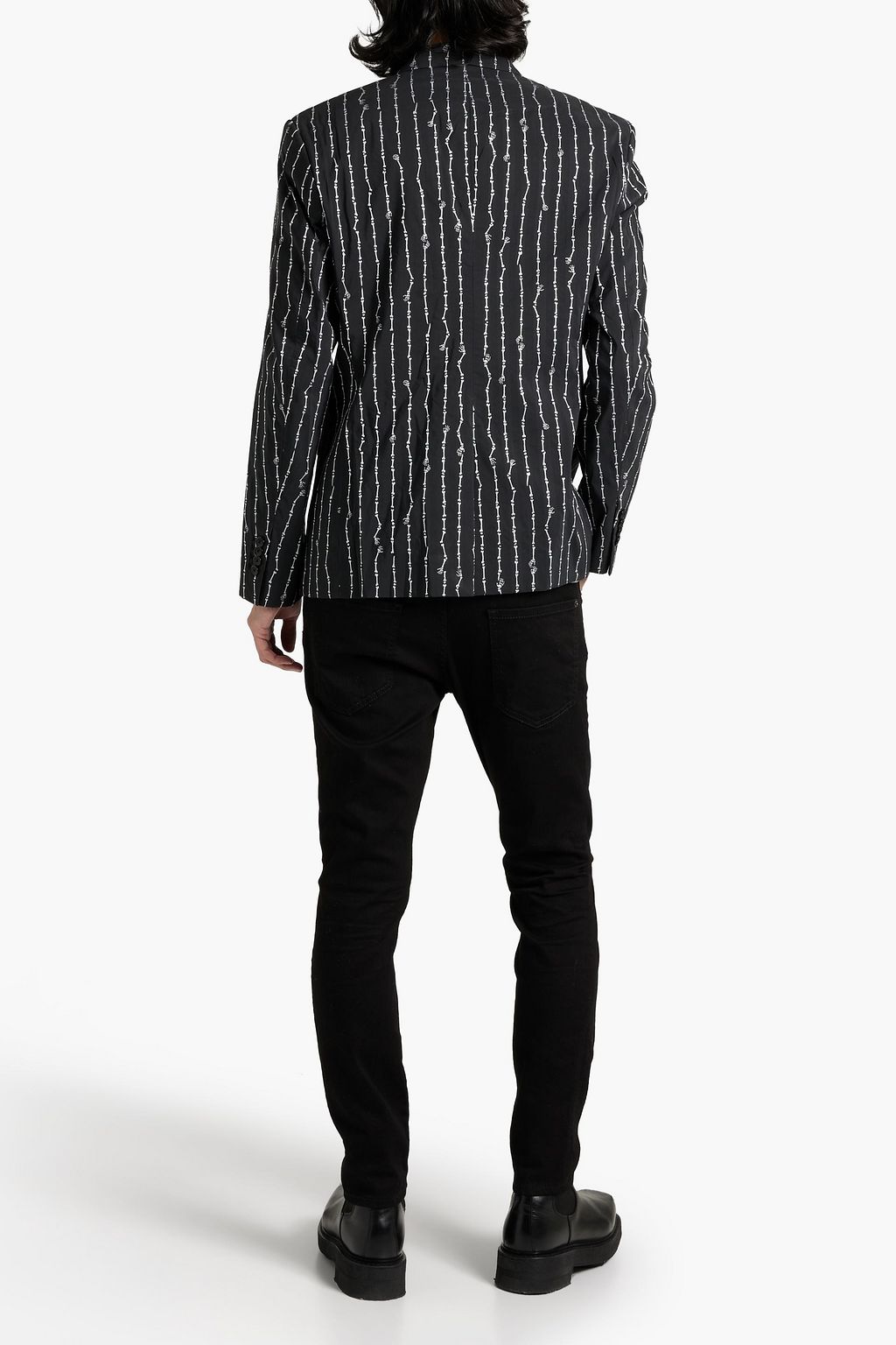 MOSCHINO Printed woven blazer