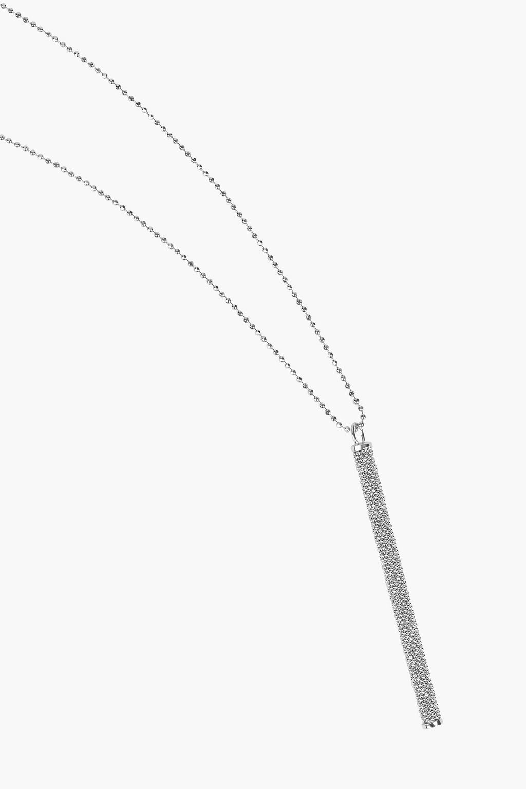 BRUNELLO CUCINELLI Gunmetal-tone beaded necklace