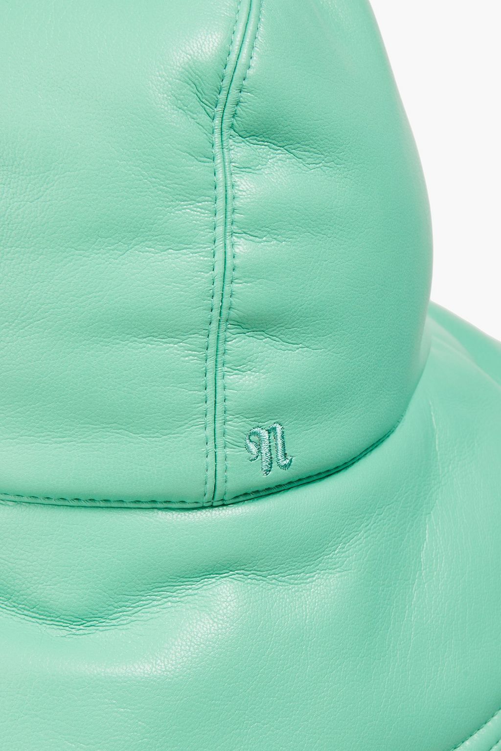 NANUSHKA Camron padded vegan leather bucket hat