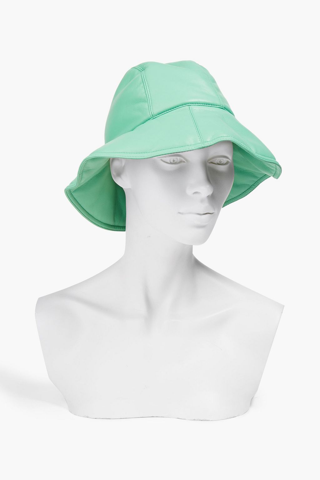 NANUSHKA Camron padded vegan leather bucket hat