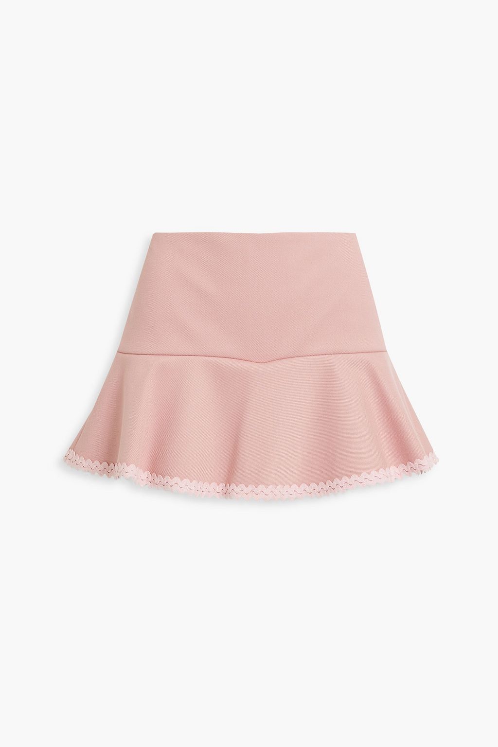 REDVALENTINO Skirt-effect bow-detailed crepe shorts | THE OUTNET