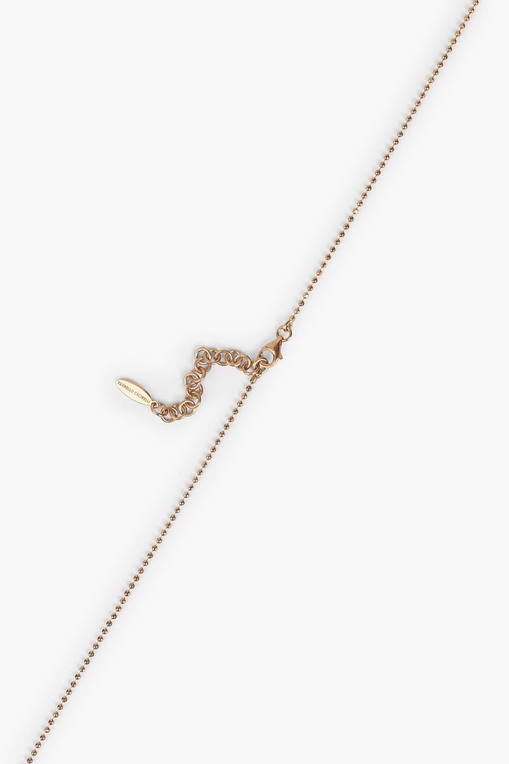 BRUNELLO CUCINELLI Gunmetal-tone beaded necklace