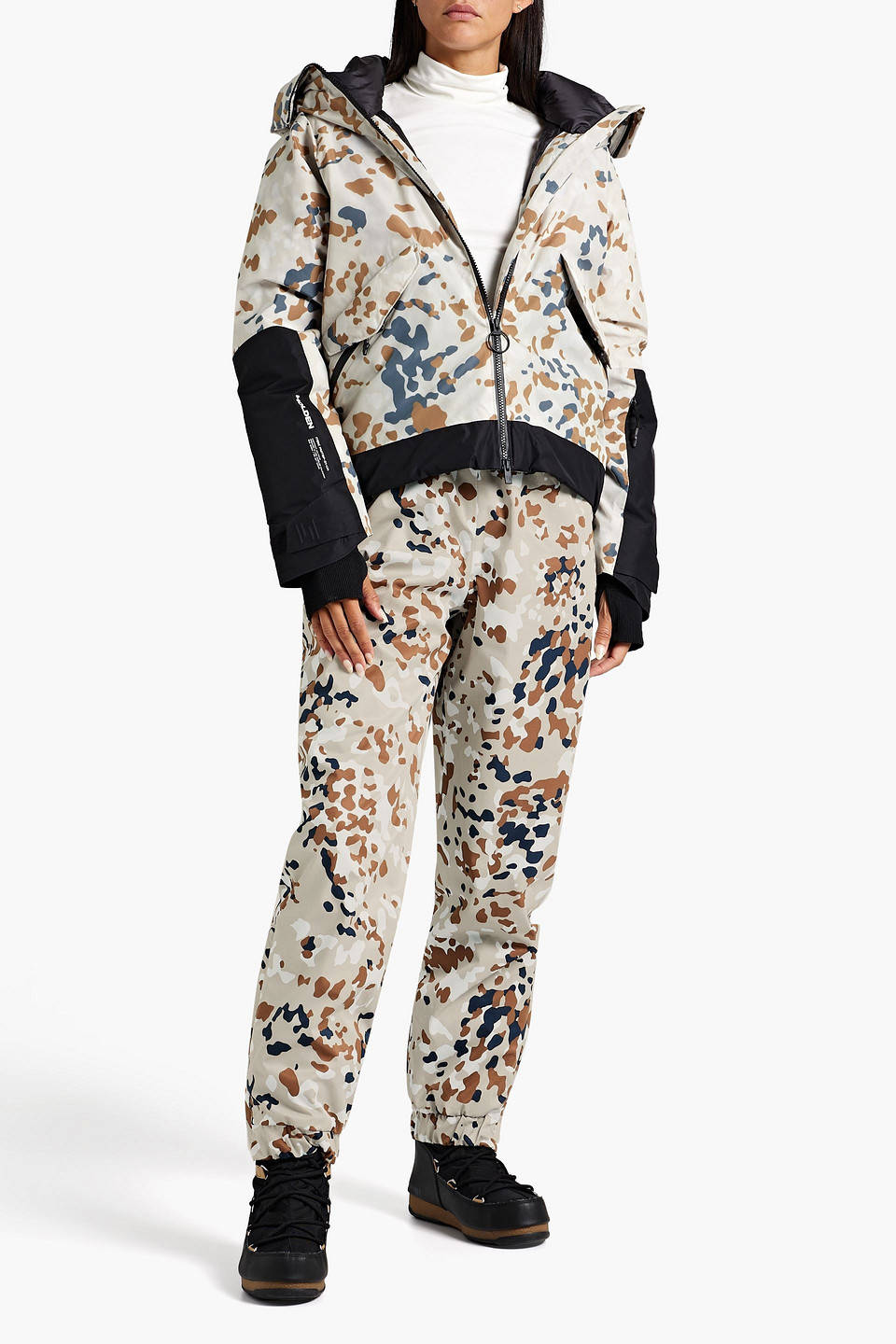 Holden Alpine Camouflage-print Ski Pants In Beige