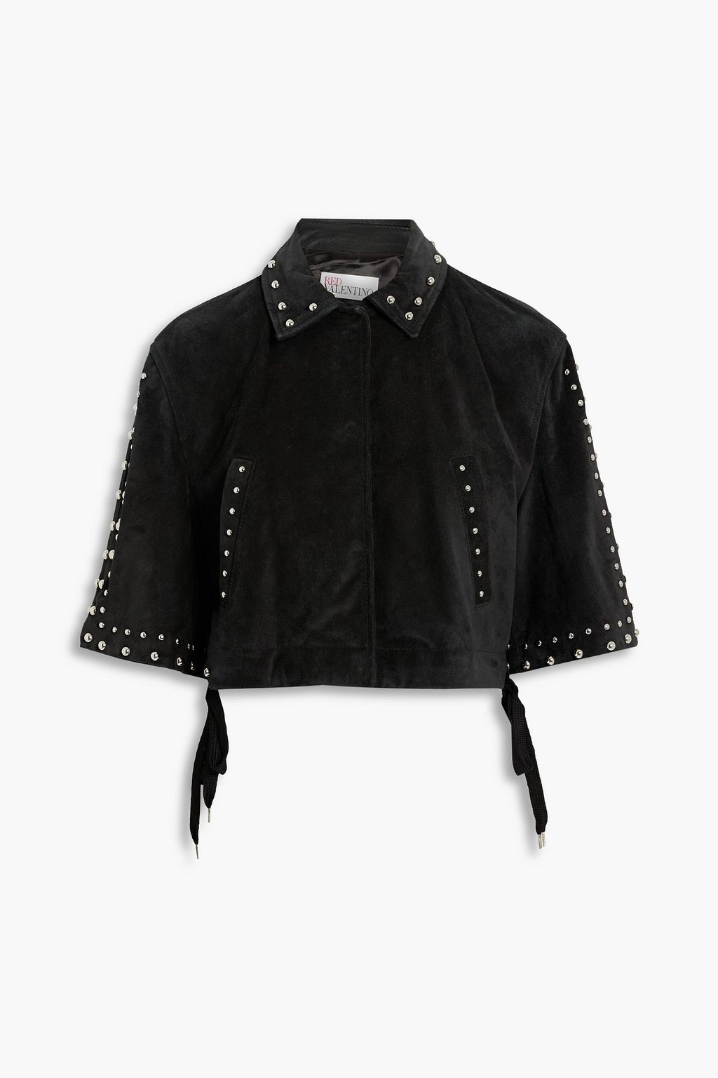 en anden Polar glans REDVALENTINO Studded suede jacket | Sale up to 70% off | THE OUTNET