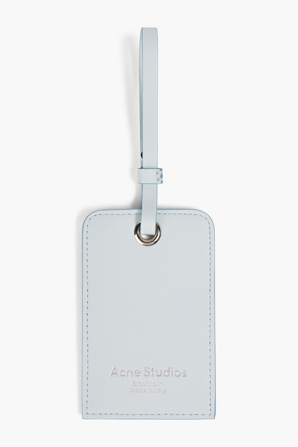 ACNE STUDIOS PRINTED LEATHER LUGGAGE TAG 3074457345632576802